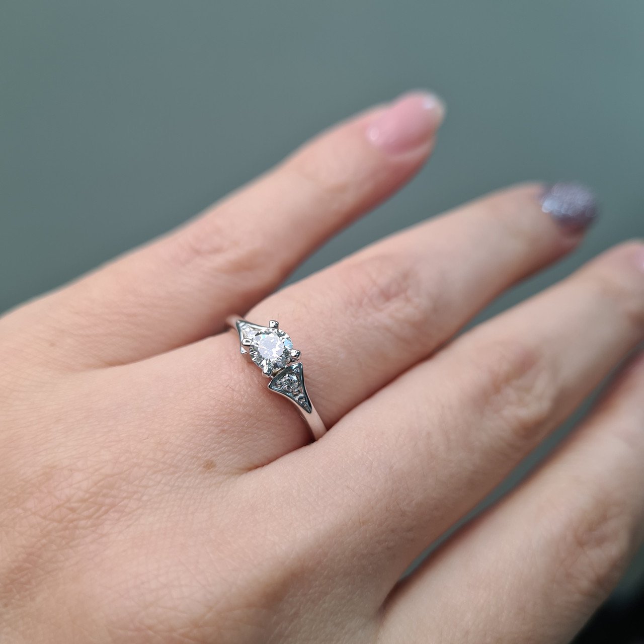 Кольцо Deimantas 91794319 16,5р 3,02гр 0,47ct. купить,NaN