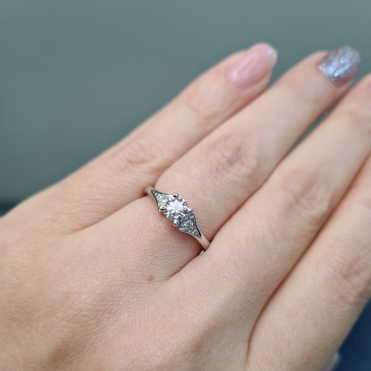 Кольцо Deimantas 91794319 16,5р 3,02гр 0,47ct. купить,NaN