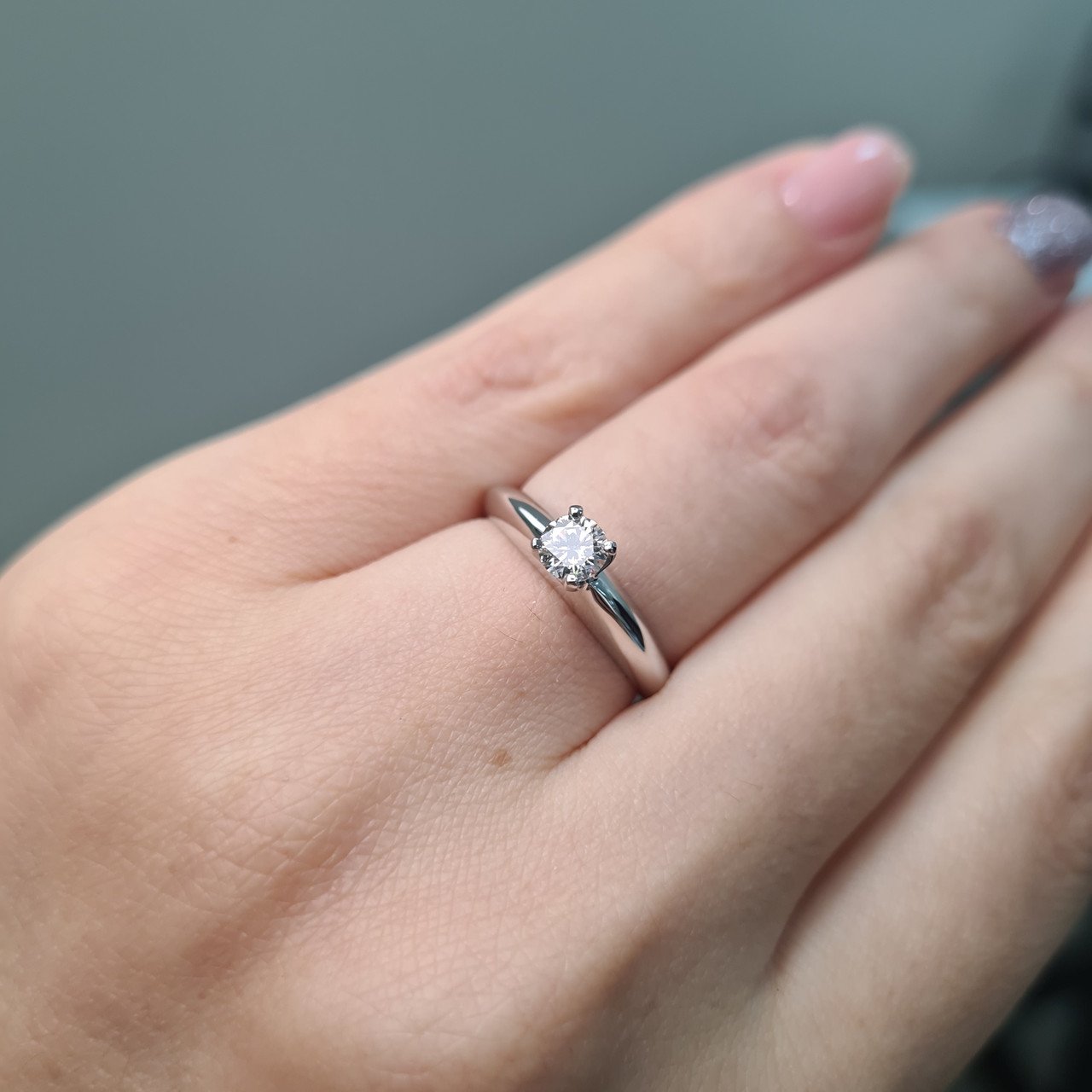 Кольцо Deimantas 91794686 16,5р 3,14гр 0,30ct. купить,NaN