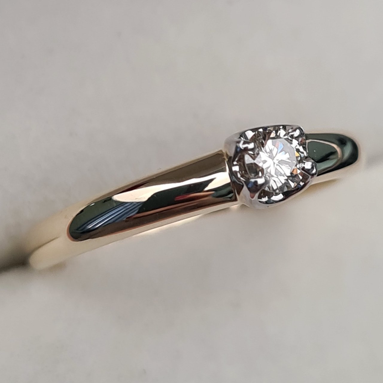 Кольцо Deimantas 97349032 16,5р 1,65гр 0,14ct. купить,NaN