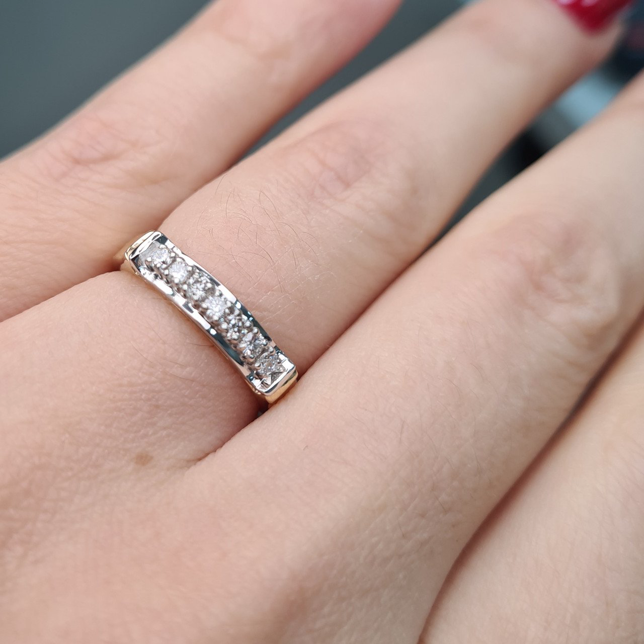 Кольцо Deimantas 97349070 16,5р 2,76гр 0,24ct. купить,NaN
