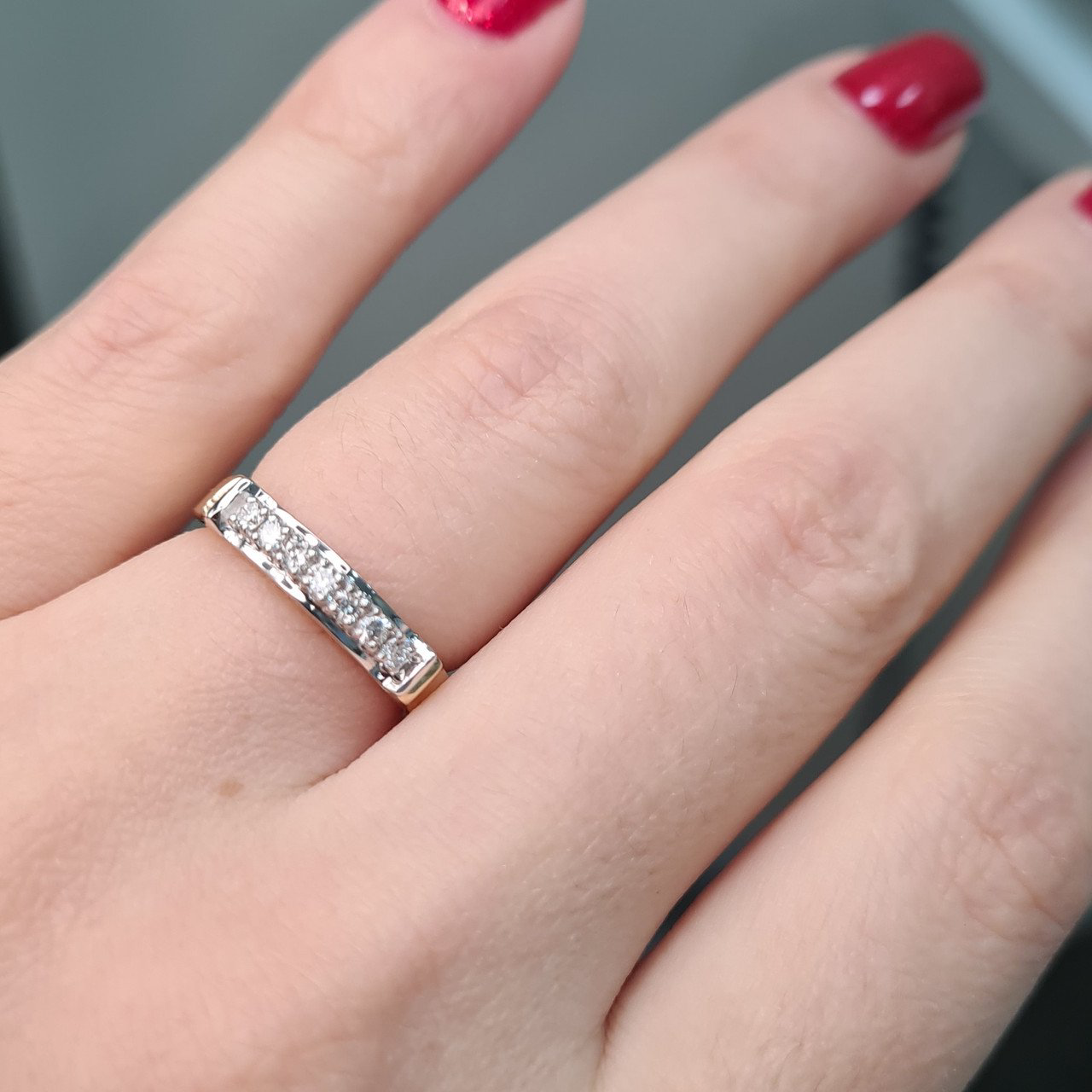 Кольцо Deimantas 97349070 16,5р 2,76гр 0,24ct. купить,NaN
