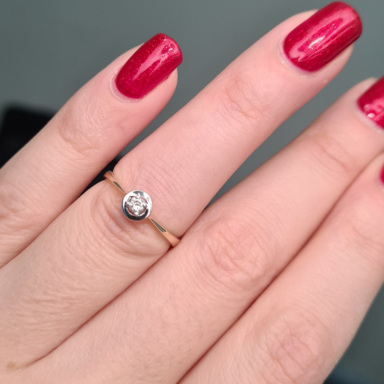 Кольцо Deimantas 97349049 16,5р 1,68гр 0,082ct. купить,NaN
