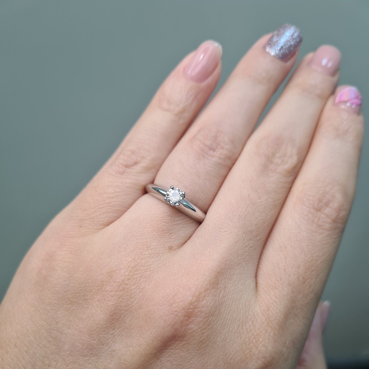 Кольцо Deimantas 91794760 16,5р 3,25гр 0,31ct. купить,NaN