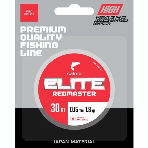 Рыболовная леска Salmo Elite Redmaster 0,25 мм 30 м красная