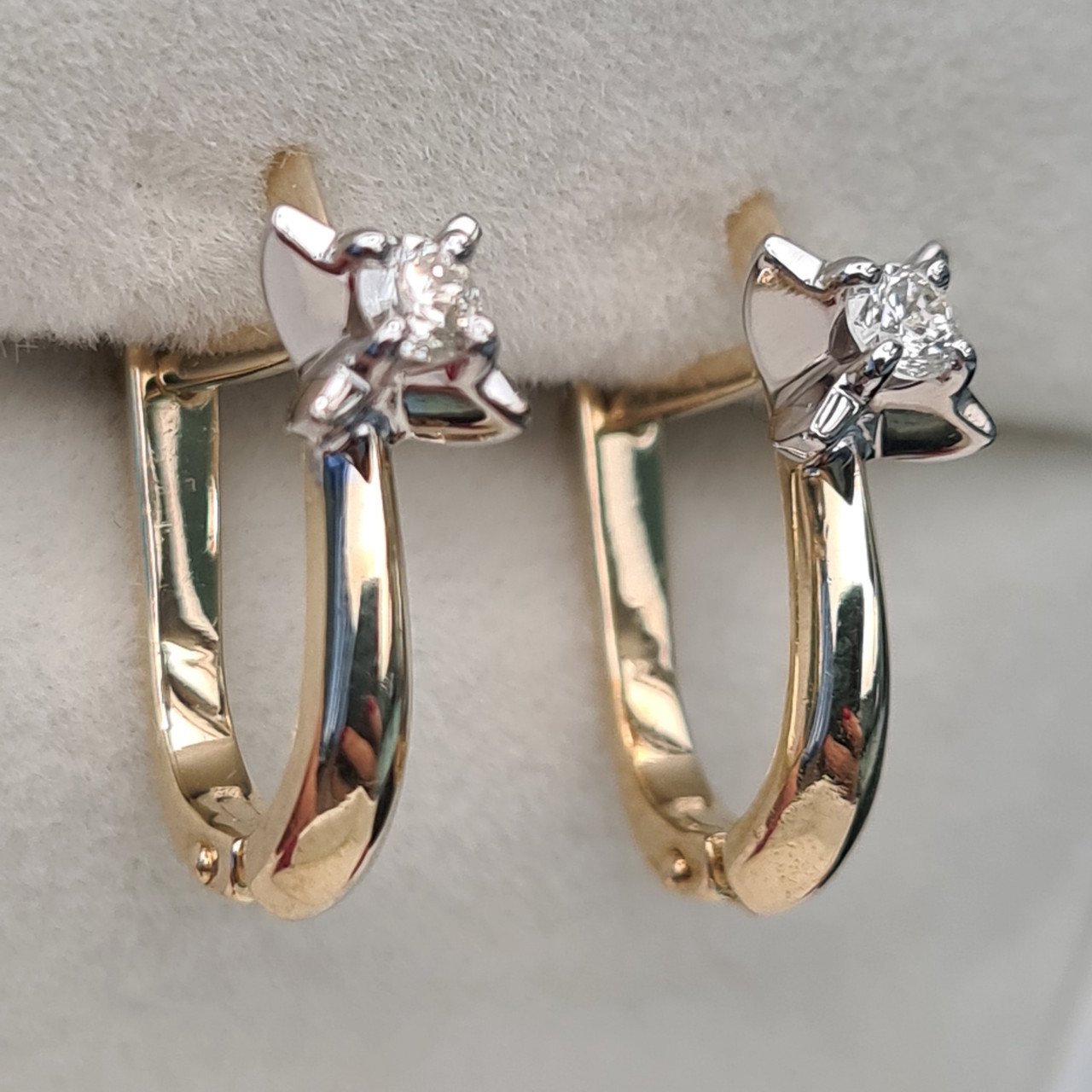 Серьги Deimantas 97349228 3,29гр 0,17ct. купить,NaN