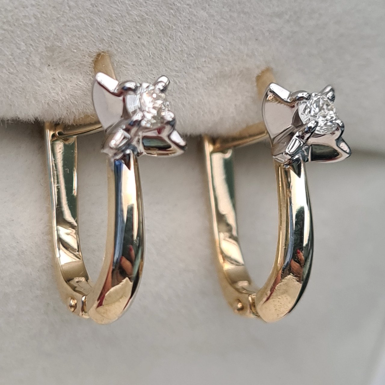 Серьги Deimantas 97349228 3,29гр 0,17ct. купить,NaN