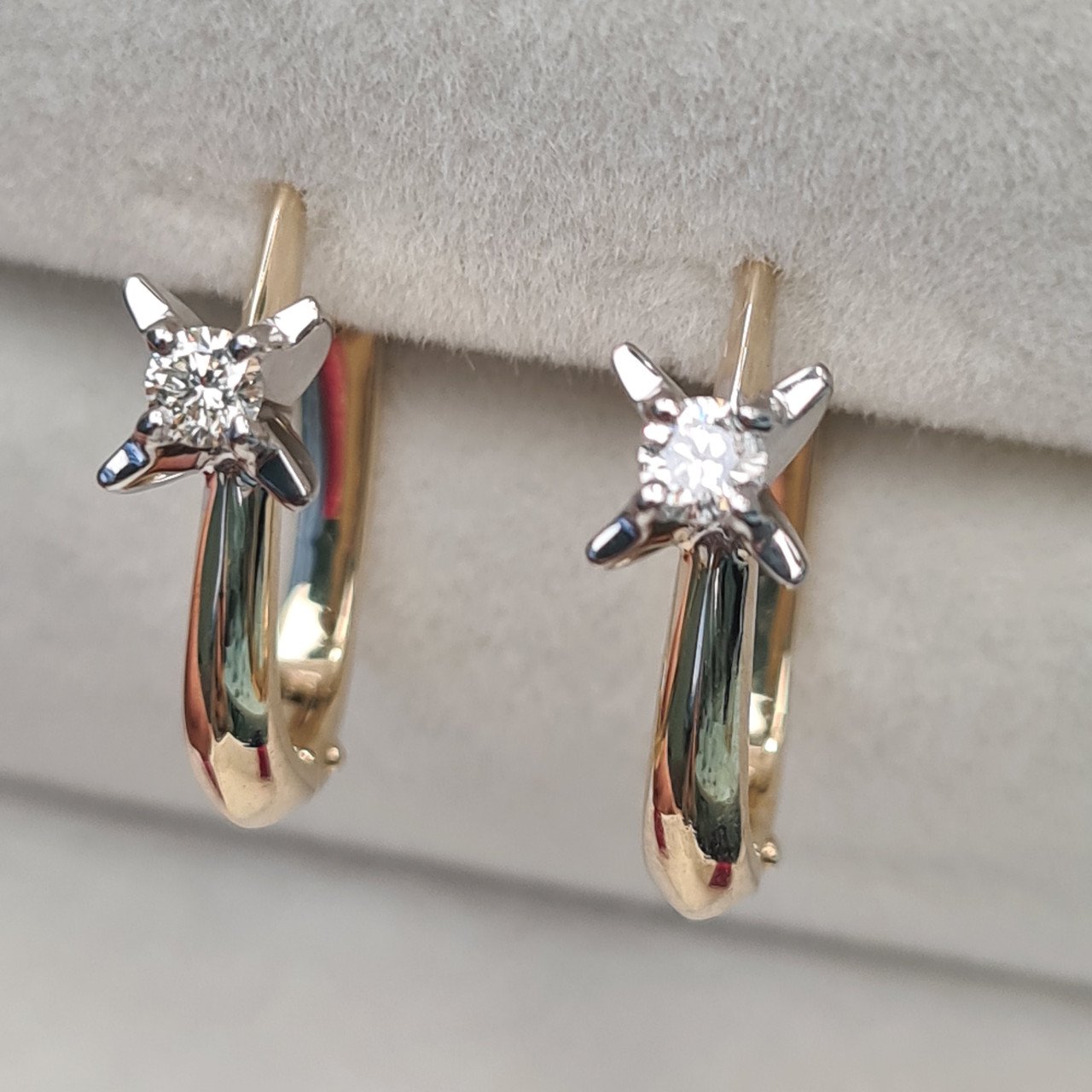 Серьги Deimantas 97349228 3,29гр 0,17ct. купить,NaN