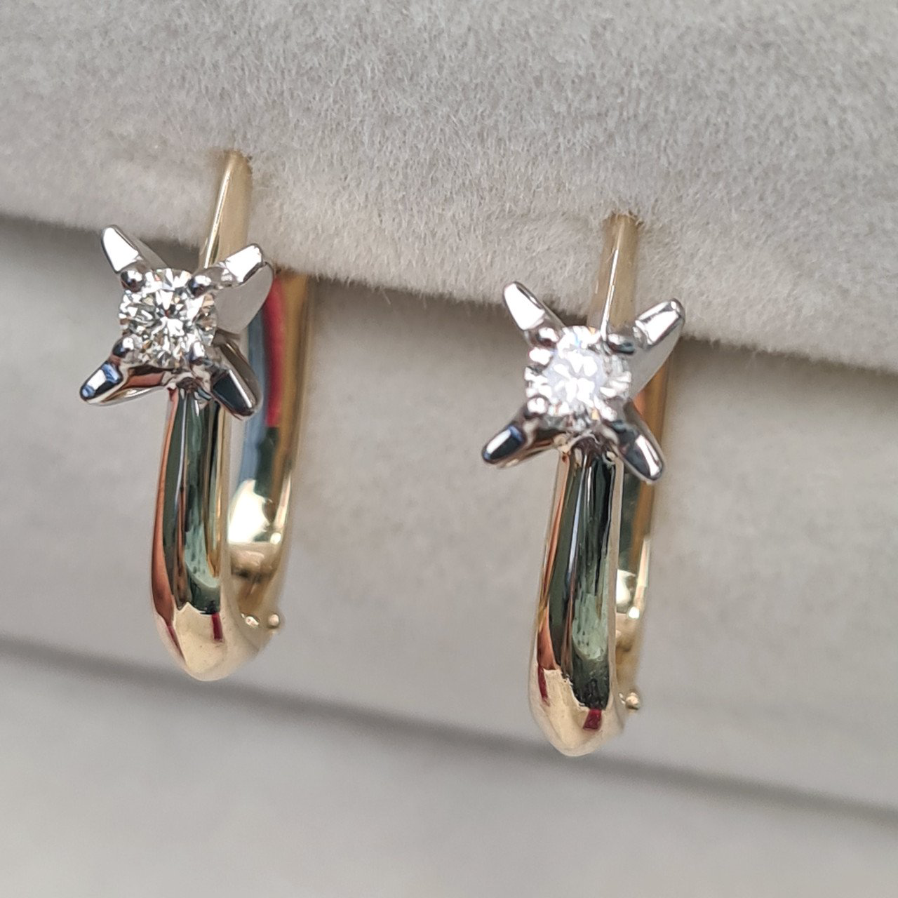 Серьги Deimantas 97349228 3,29гр 0,17ct. купить,NaN