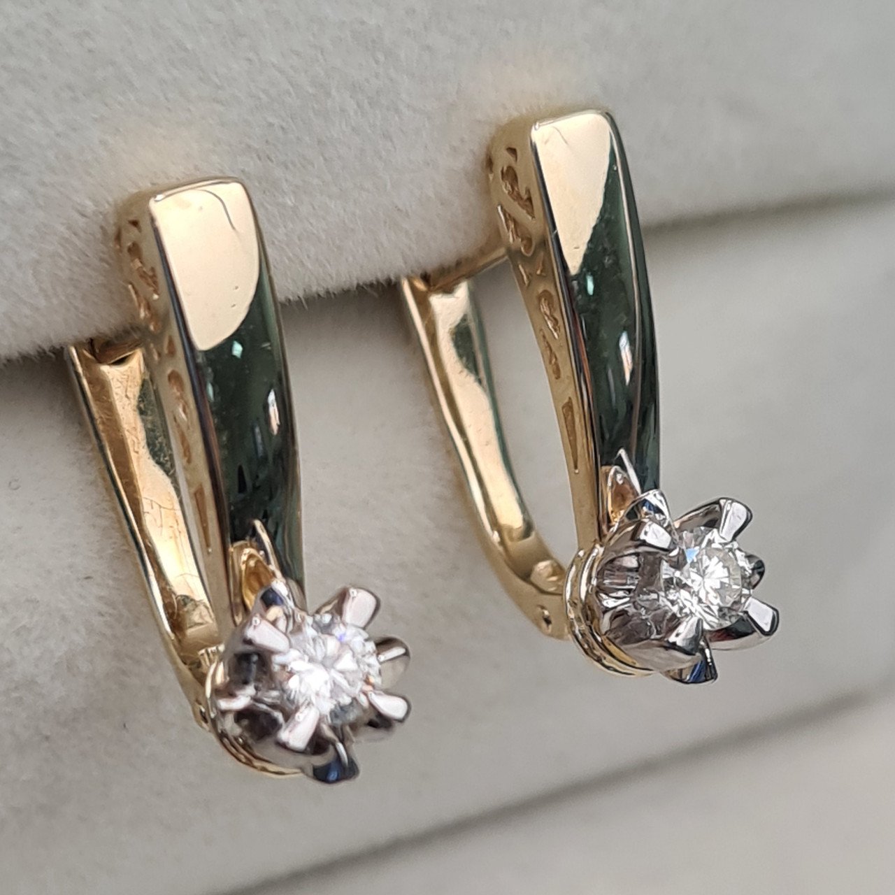 Серьги Deimantas 97349103 4,12гр 0,24ct. купить,NaN