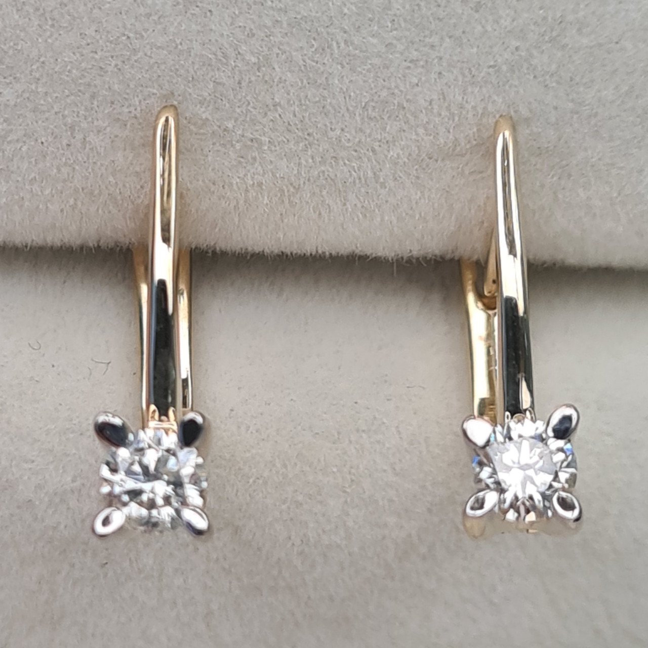 Серьги Deimantas 97349158 2,54гр 0,40ct. купить,NaN
