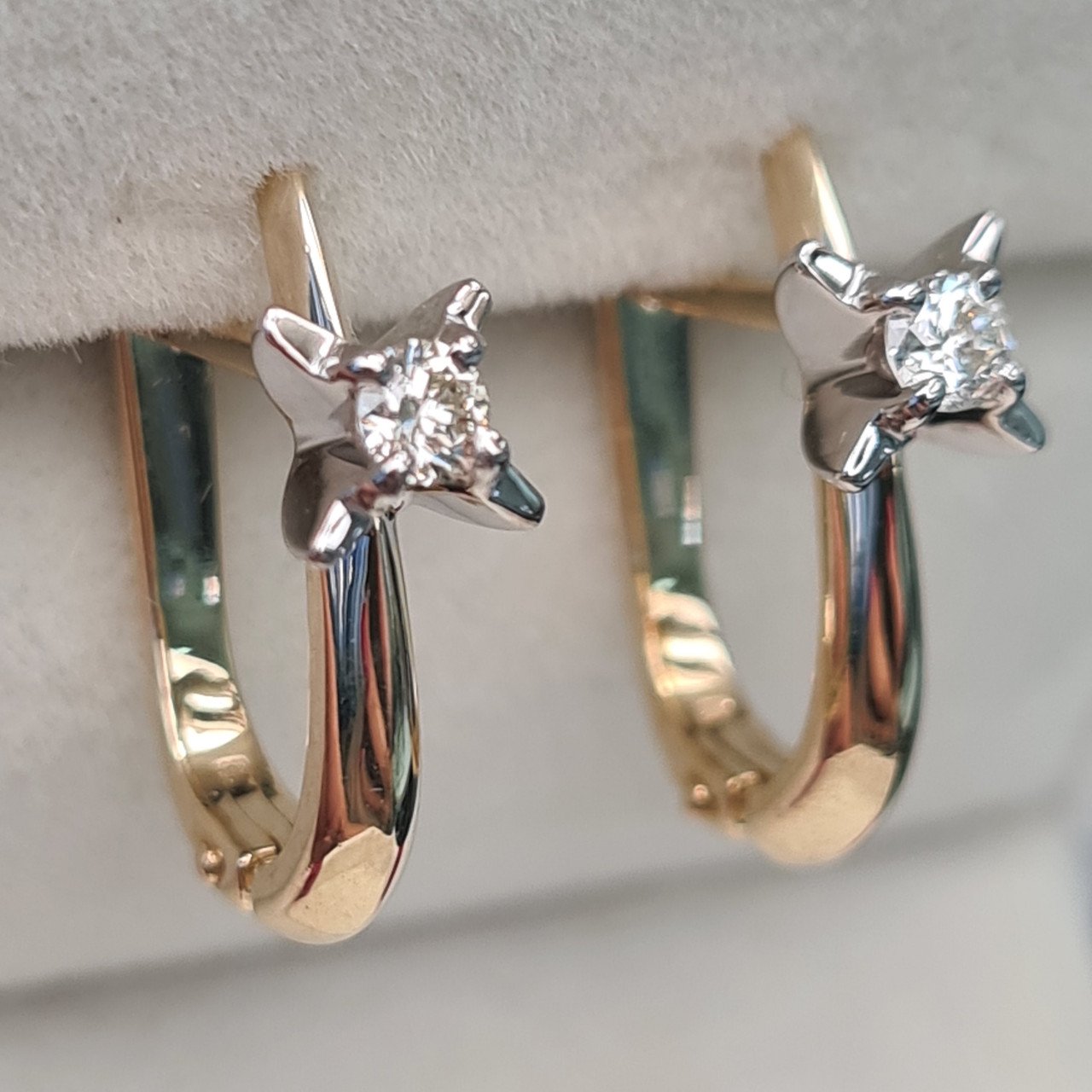 Серьги Deimantas 97349228 3,29гр 0,17ct. купить,NaN