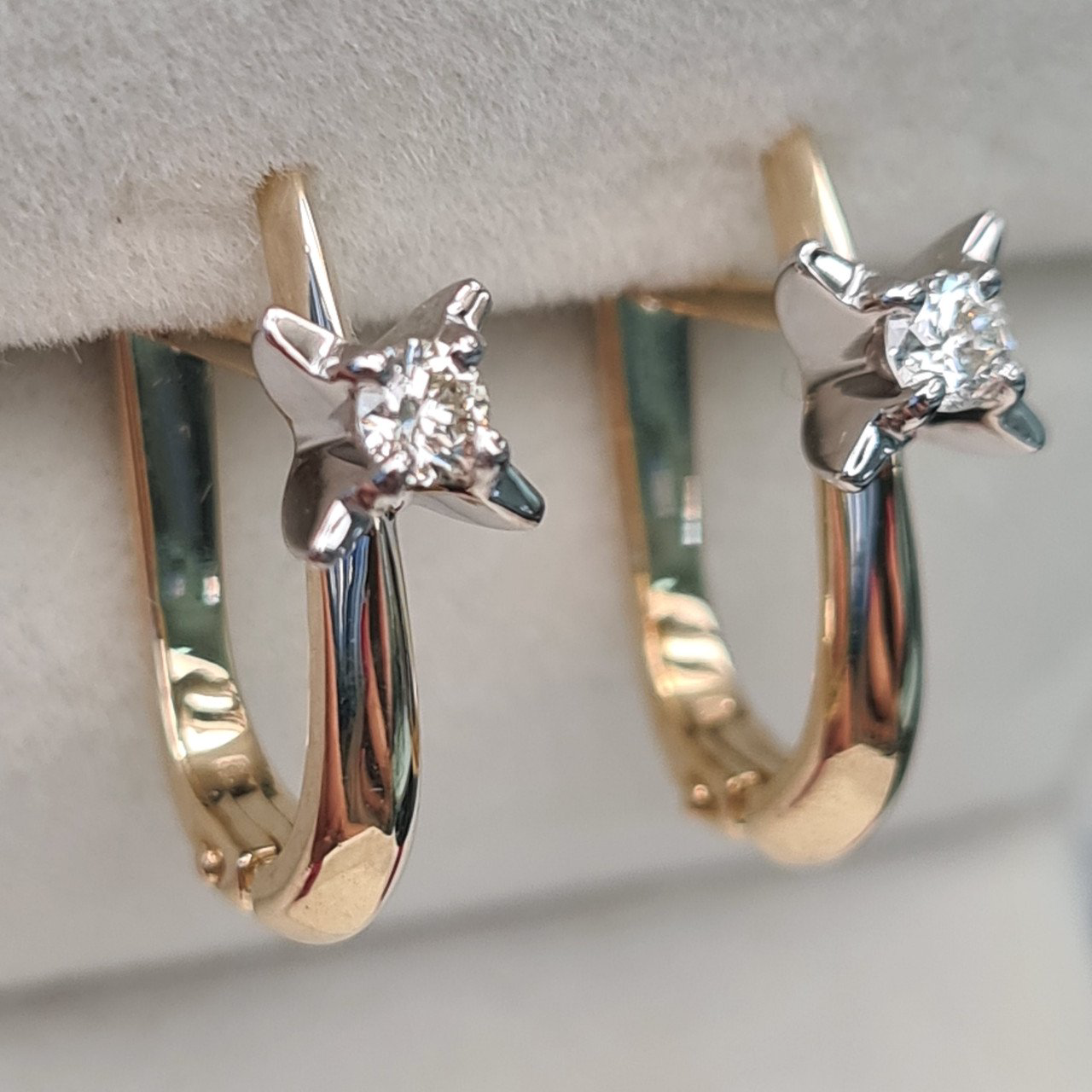 Серьги Deimantas 97349228 3,29гр 0,17ct. купить,NaN
