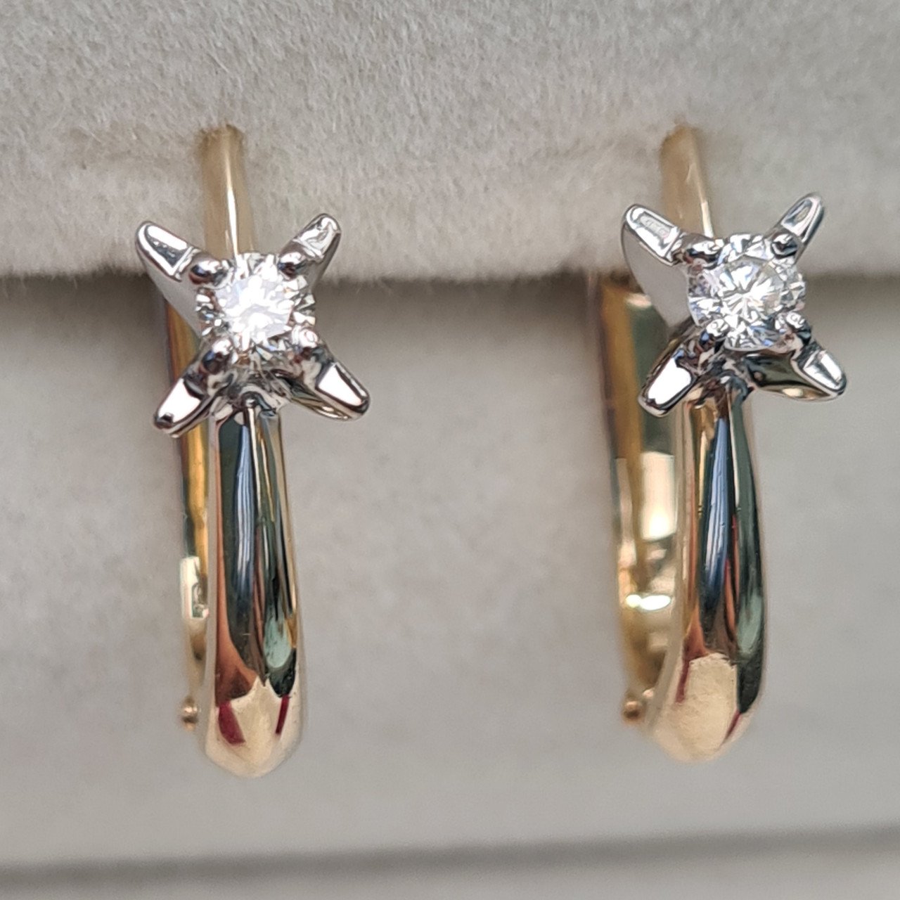 Серьги Deimantas 97349228 3,29гр 0,17ct. купить,NaN