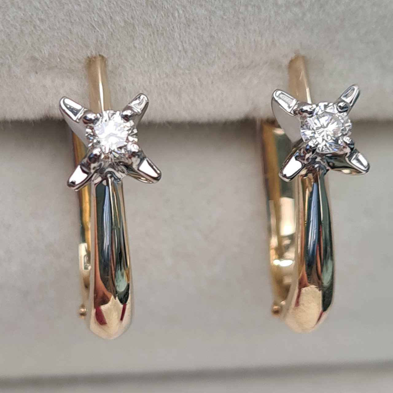 Серьги Deimantas 97349228 3,29гр 0,17ct. купить,NaN