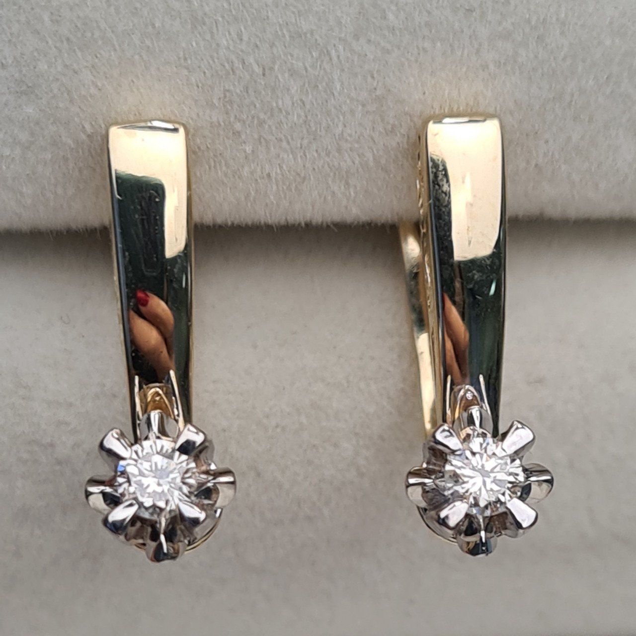 Серьги Deimantas 97349103 4,12гр 0,24ct. купить,NaN