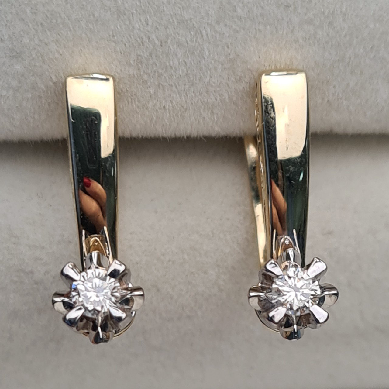 Серьги Deimantas 97349103 4,12гр 0,24ct. купить,NaN