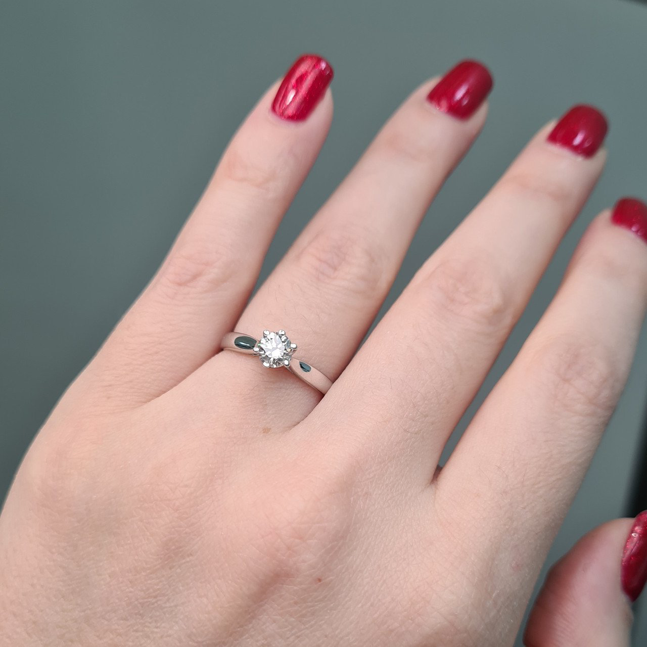 Кольцо Deimantas 97382755 17,5р 2,52гр 0,59ct. купить,NaN