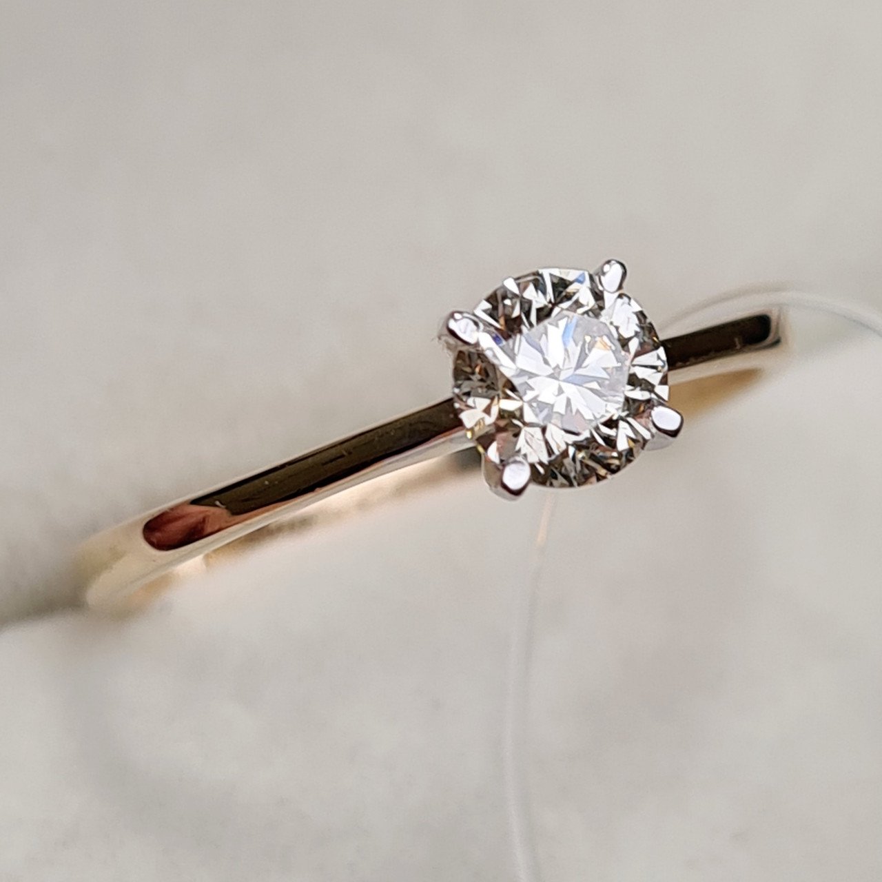 Кольцо Deimantas 97382774 17,5р 1,57гр 0,53ct. купить,NaN