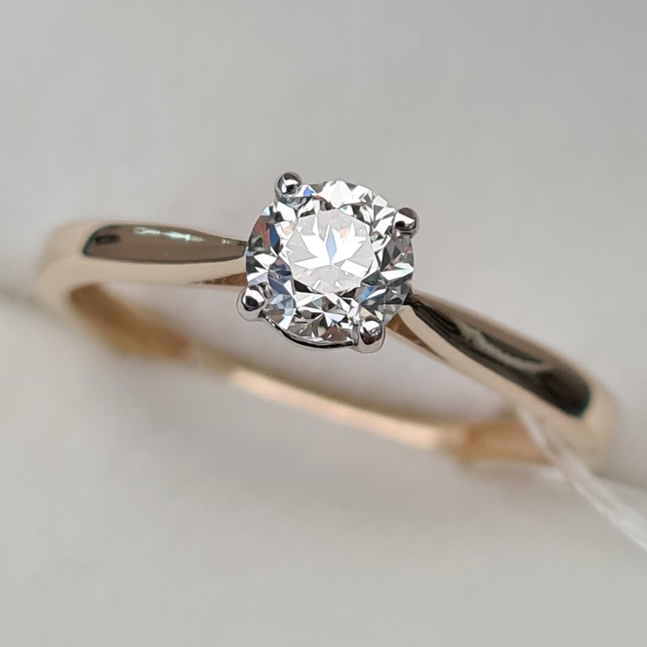 Кольцо Deimantas 97425604 16,5р 1,52гр 0,43ct. купить,NaN