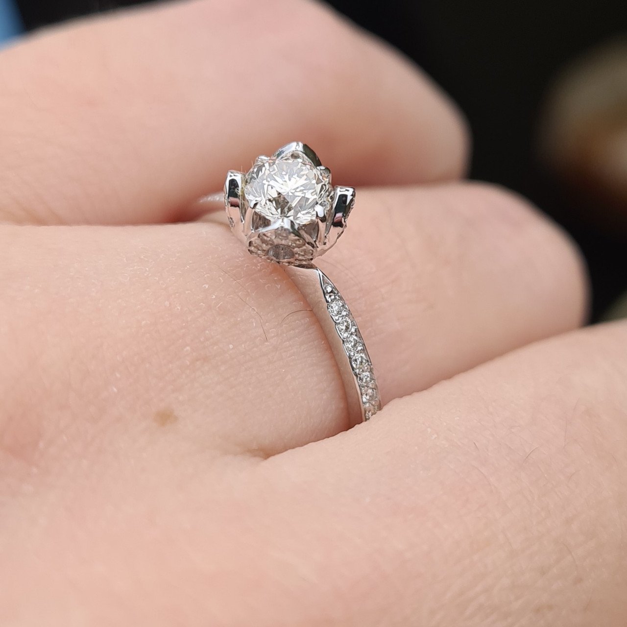 Кольцо Deimantas 97476885 18р 1,89гр 0,72ct. купить,NaN