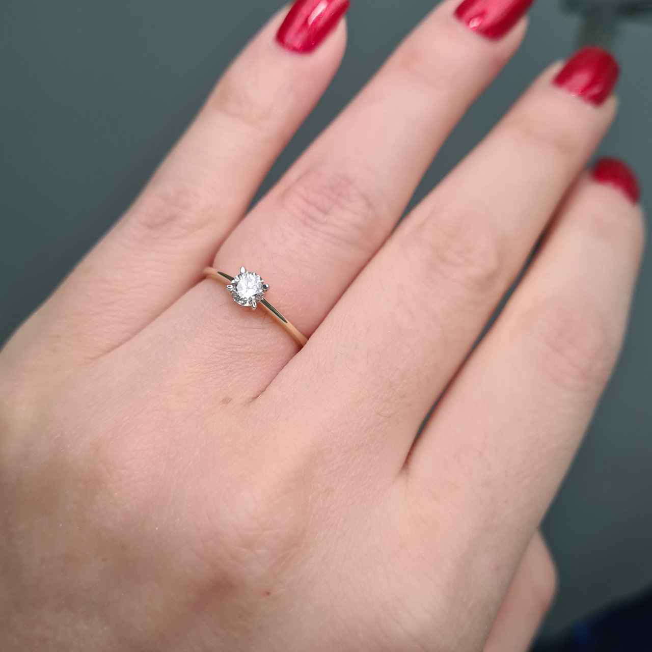 Кольцо Deimantas 97382768 16,5р 1,64гр 0,39ct. купить,NaN