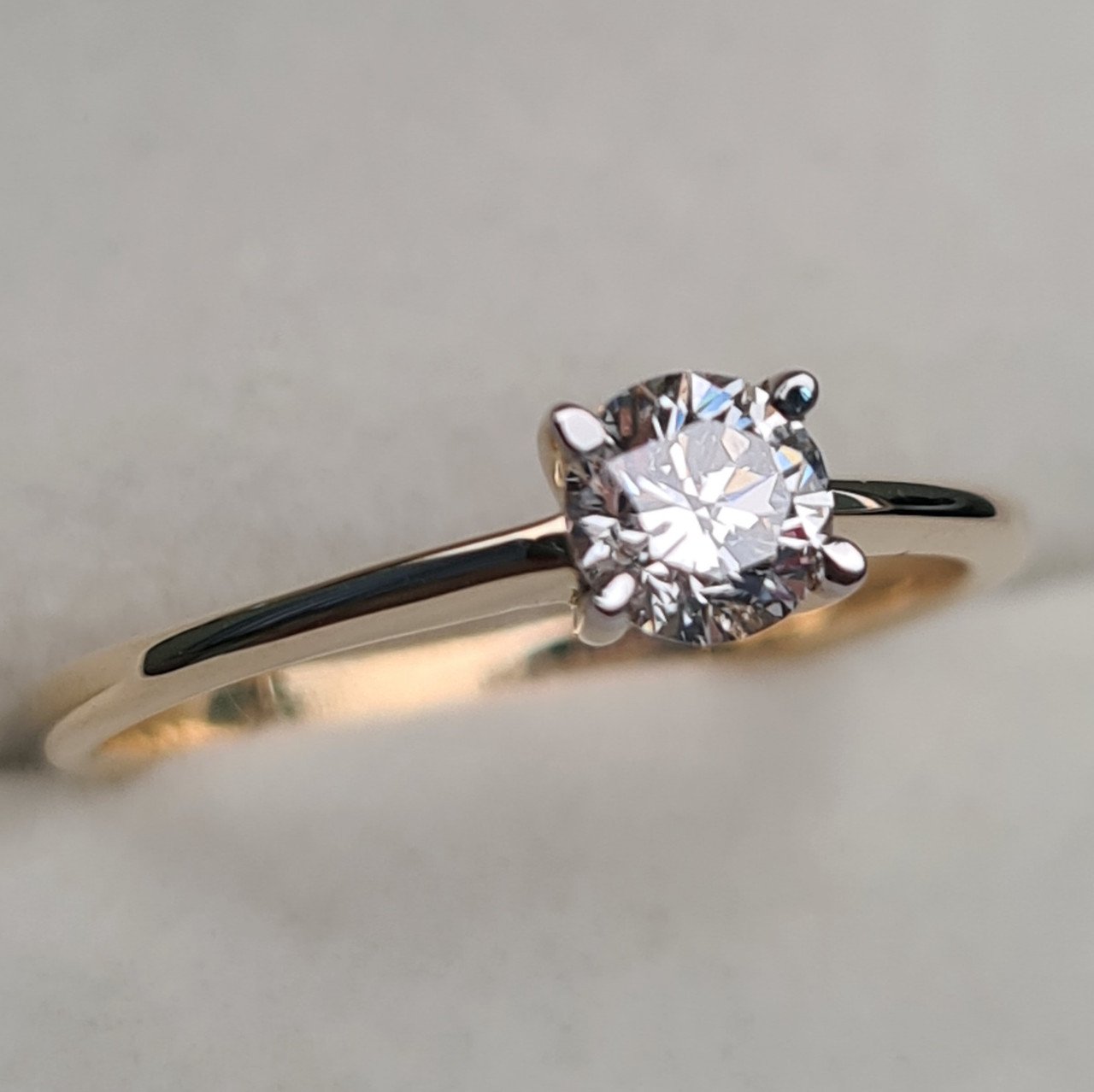 Кольцо Deimantas 97382768 16,5р 1,64гр 0,39ct. купить,NaN