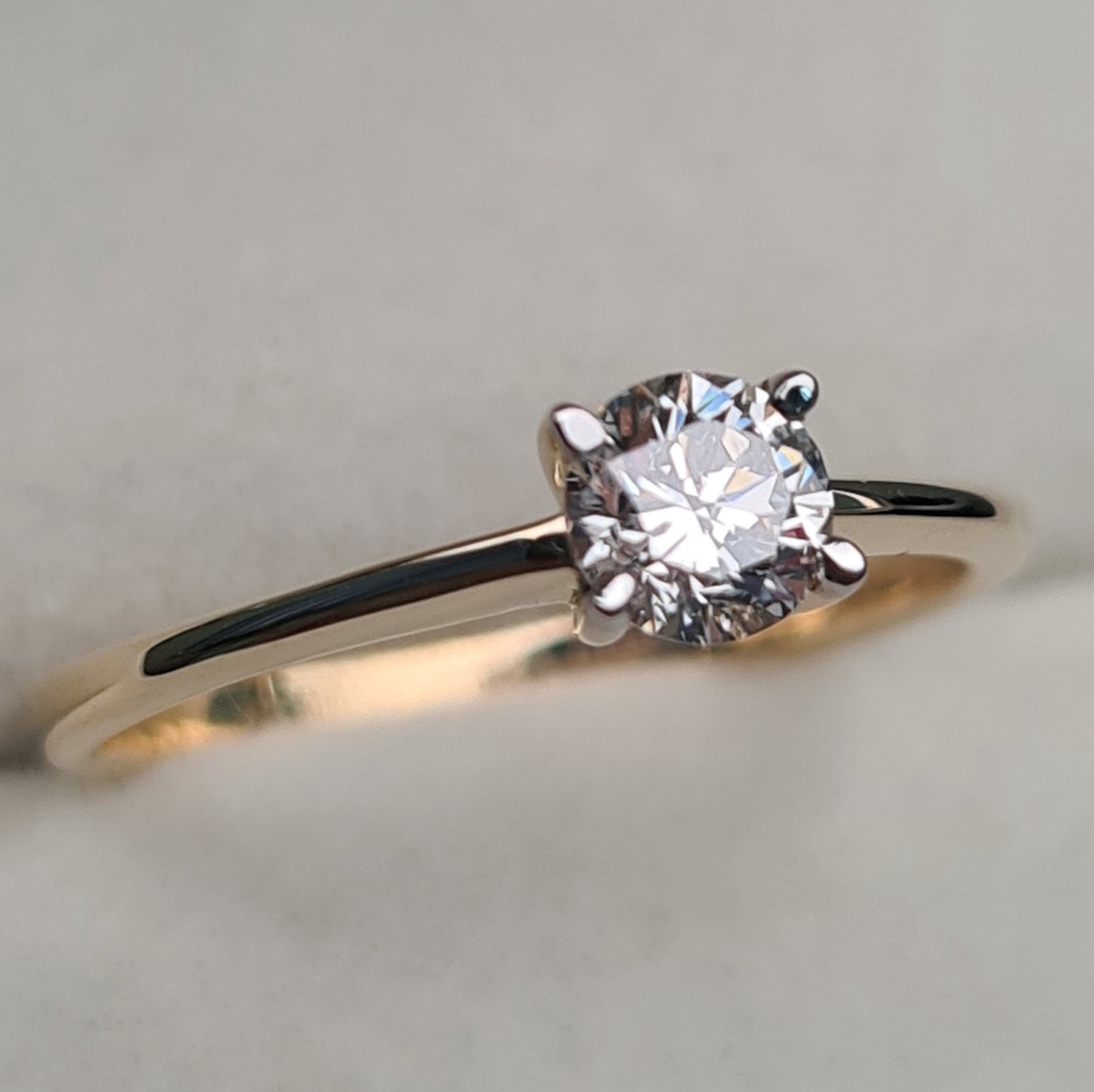 Кольцо Deimantas 97382768 16,5р 1,64гр 0,39ct. купить,NaN