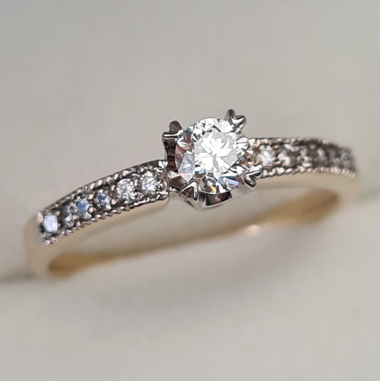Кольцо Deimantas 92807096 16,5р 2,09гр 0,34ct. купить,NaN