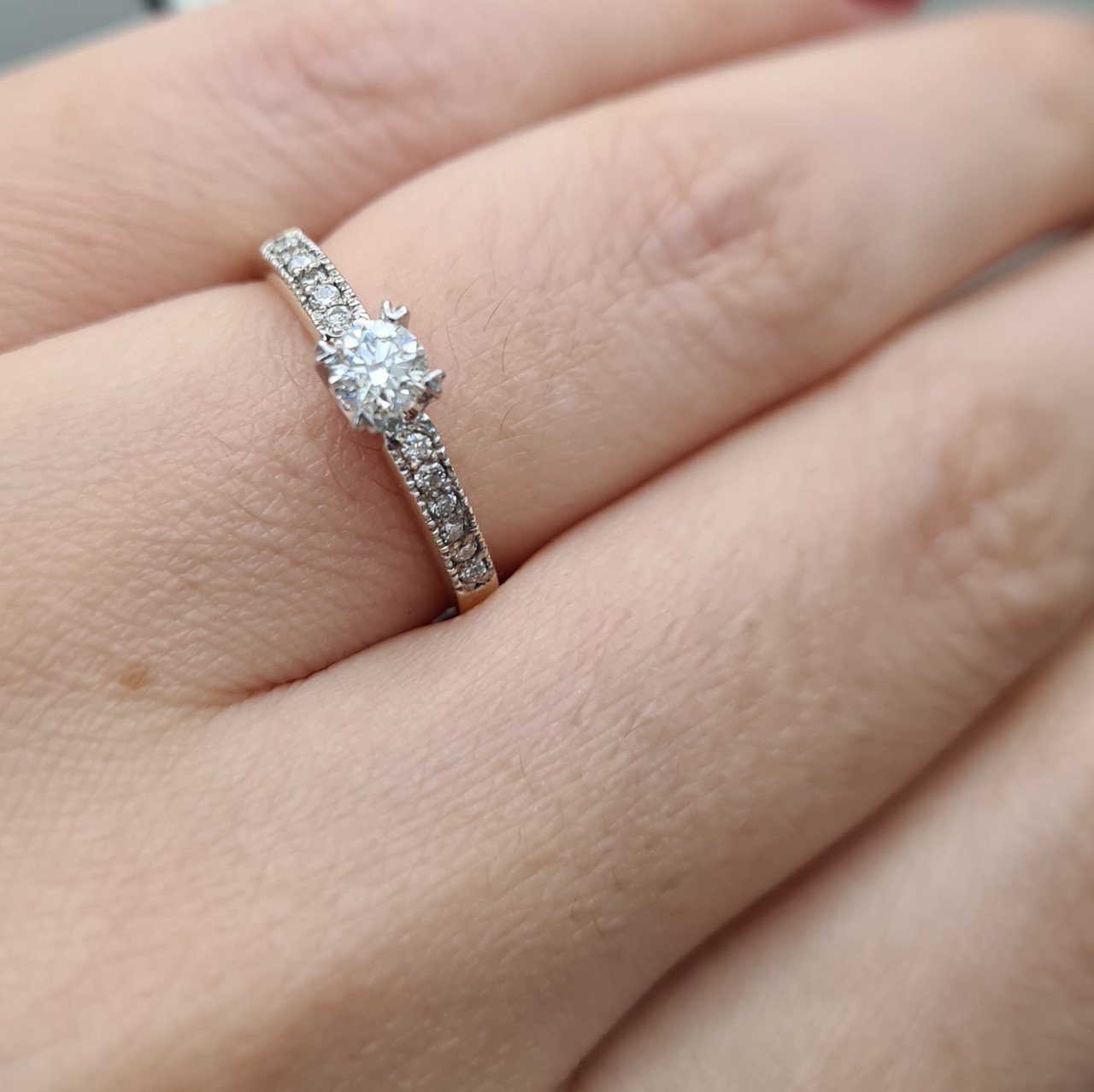 Кольцо Deimantas 92807096 16,5р 2,09гр 0,34ct. купить,NaN