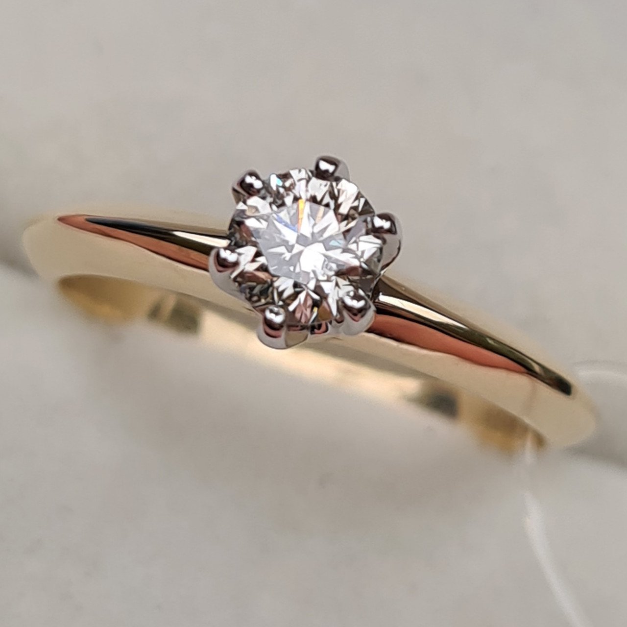 Кольцо Deimantas 97476905 16,5р 2,65гр 0,40ct. купить,NaN