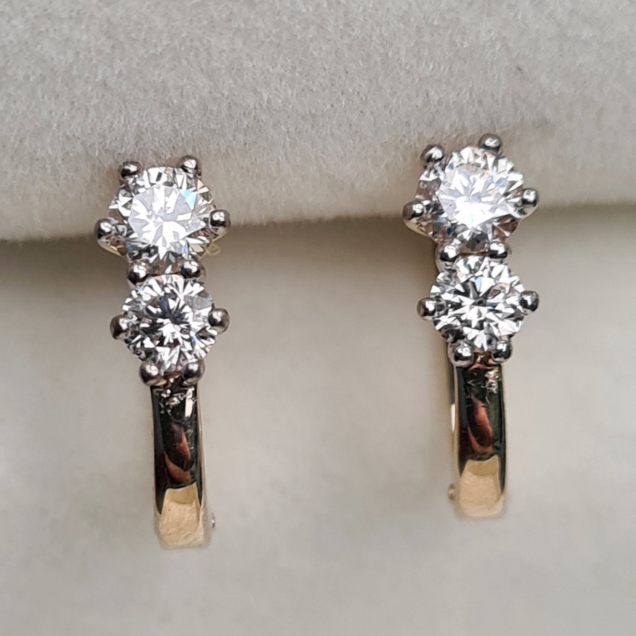 Серьги Deimantas 95830208 1,51гр 0,517ct. купить,NaN