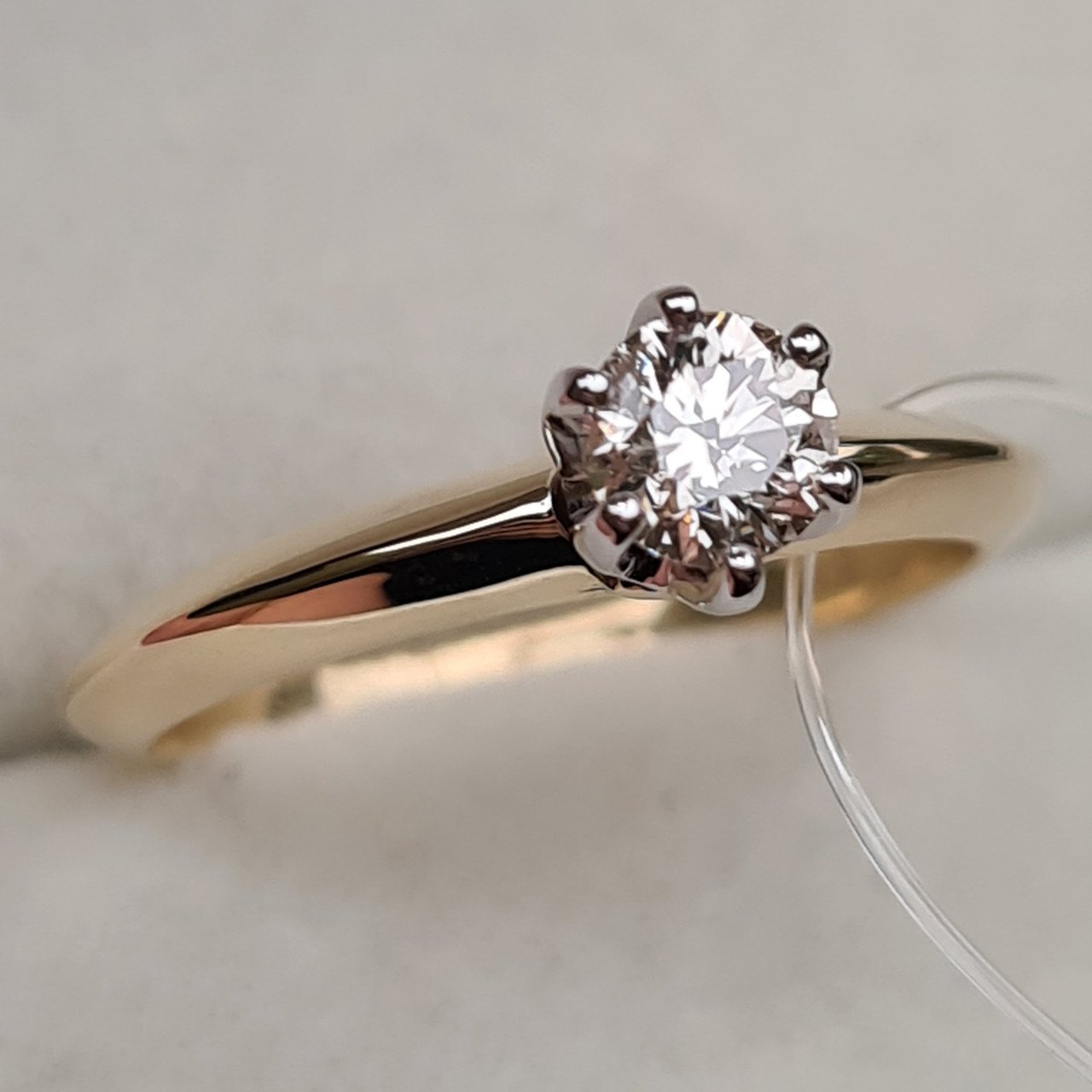 Кольцо Deimantas 97476905 16,5р 2,65гр 0,40ct. купить,NaN