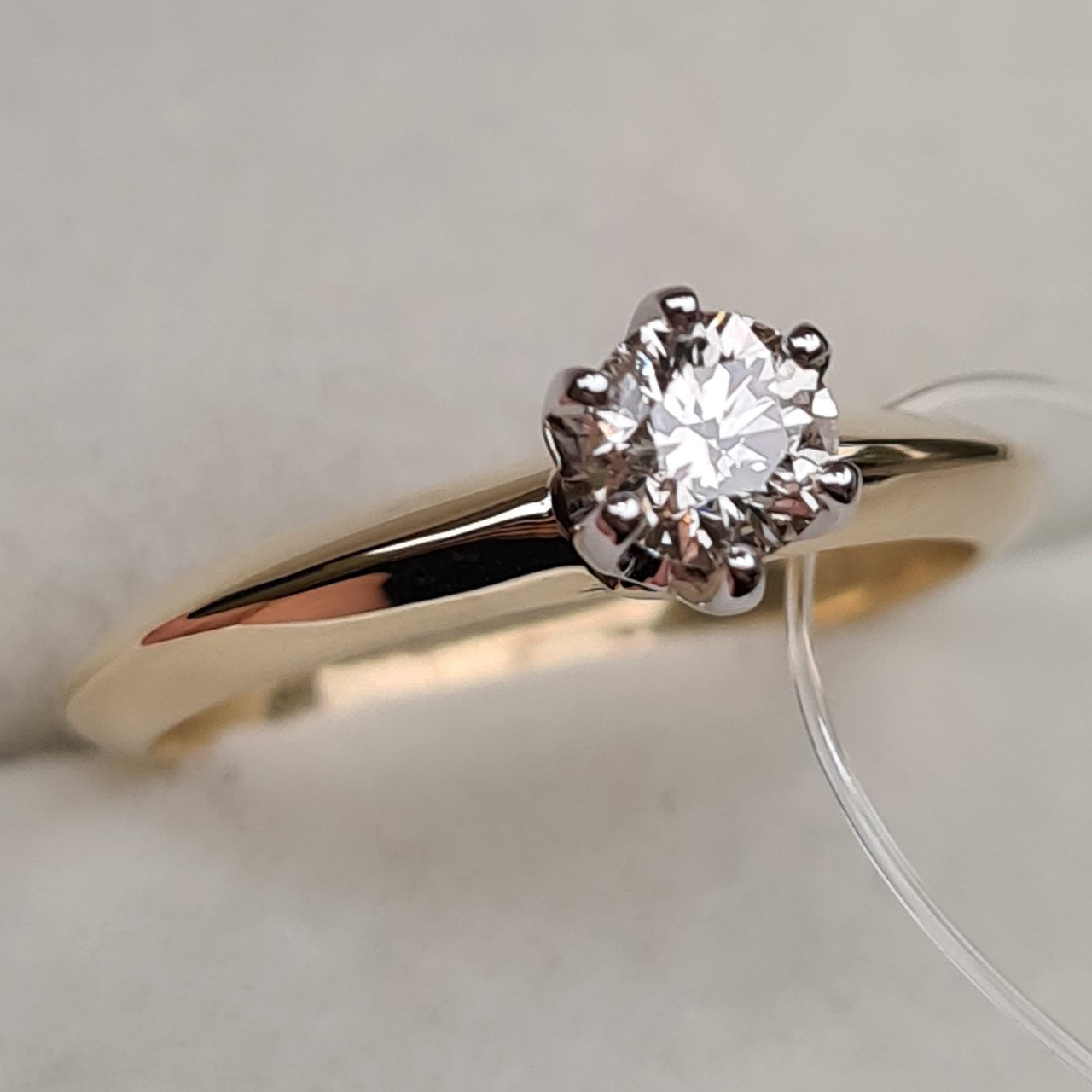 Кольцо Deimantas 97476905 16,5р 2,65гр 0,40ct. купить,NaN