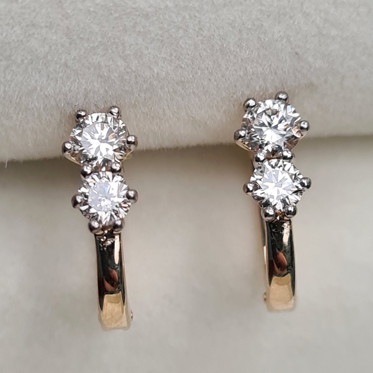 Серьги Deimantas 95830208 1,51гр 0,517ct. купить,NaN