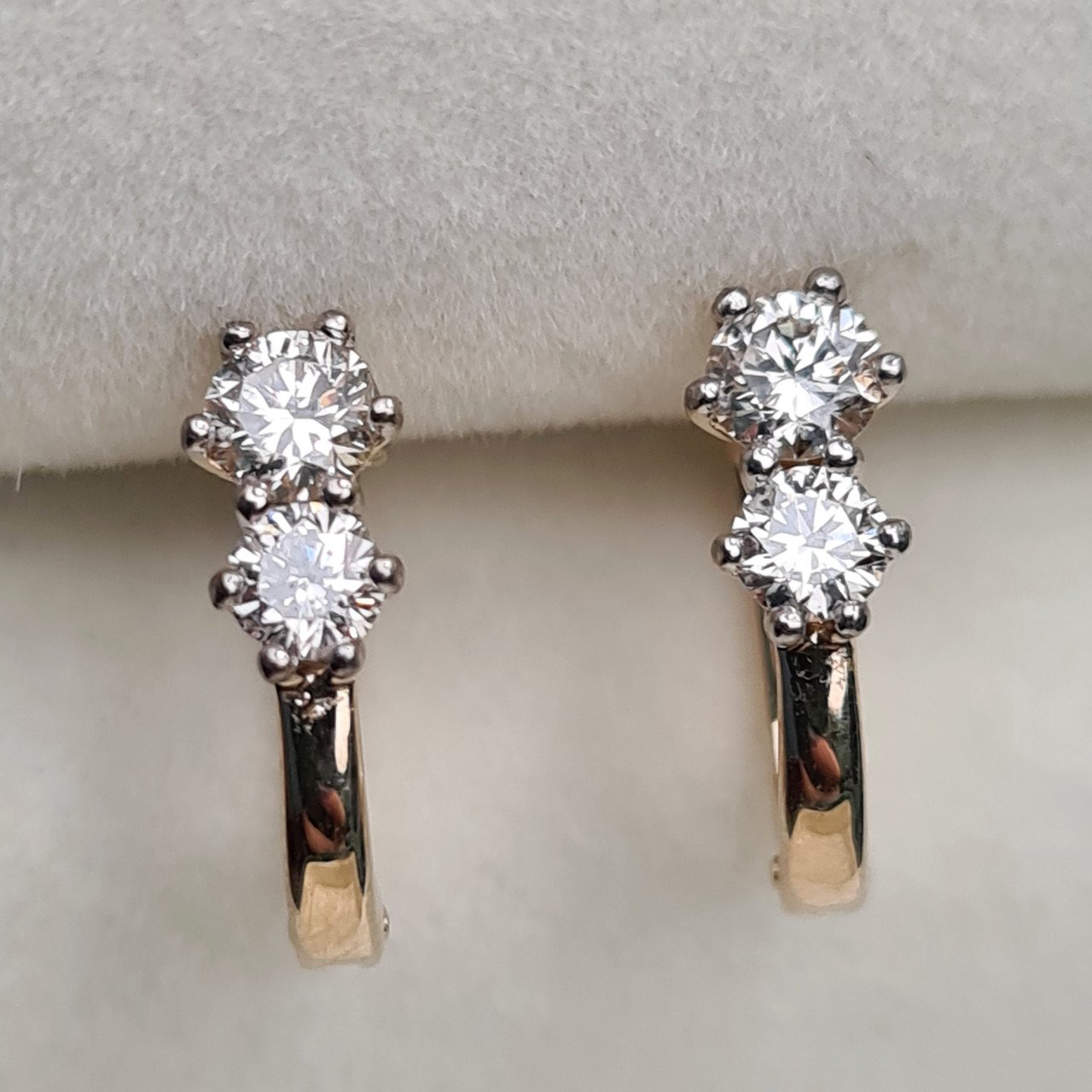 Серьги Deimantas 95830208 1,51гр 0,517ct. купить,NaN