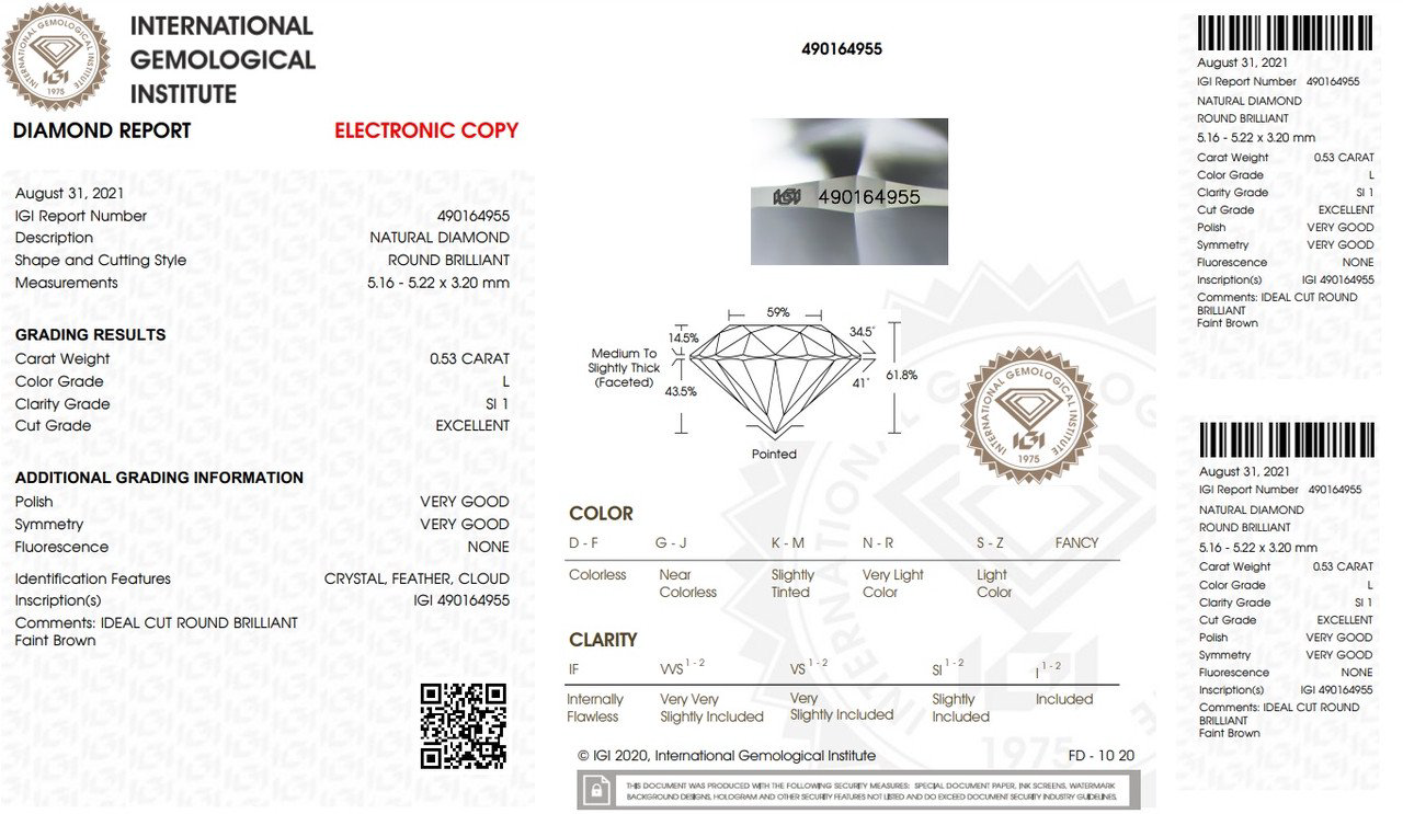 Кольцо Deimantas 97476915 16,5р 2,66гр 0,53ct. купить,NaN