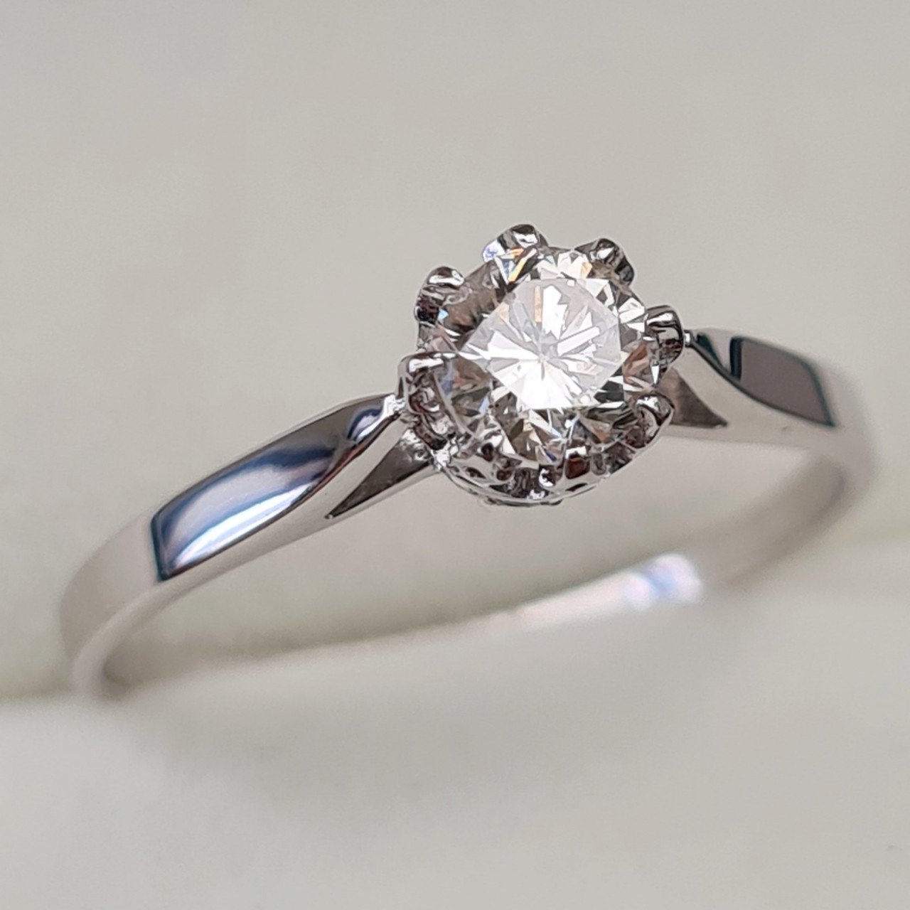 Кольцо Deimantas 92945231 17,5р 1,51гр 0,42ct. купить,NaN