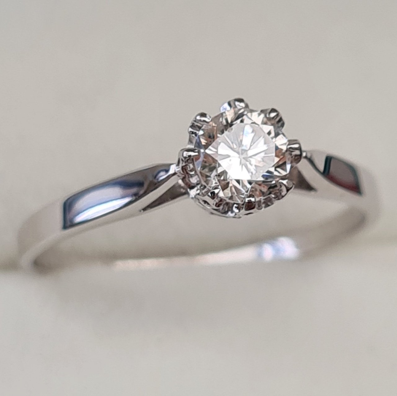 Кольцо Deimantas 92945231 17,5р 1,51гр 0,42ct. купить,NaN
