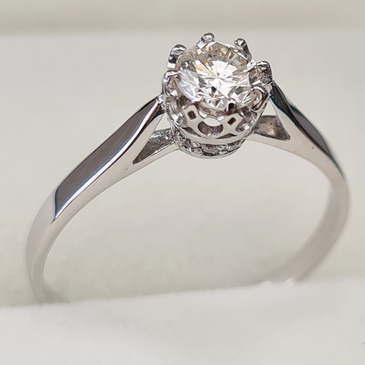 Кольцо Deimantas 92945231 17,5р 1,51гр 0,42ct. купить,NaN