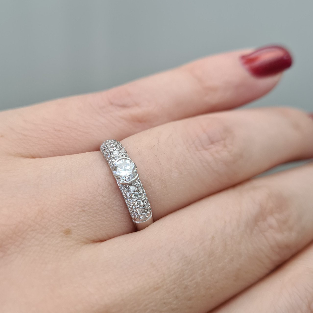 Кольцо Deimantas 92945271 17р 1,87гр 0,60ct. купить,NaN
