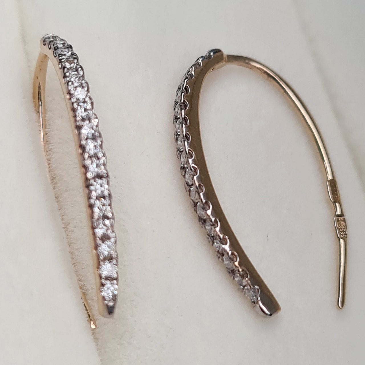 Серьги Deimantas 95832264 1,38гр 0,28ct. купить,NaN
