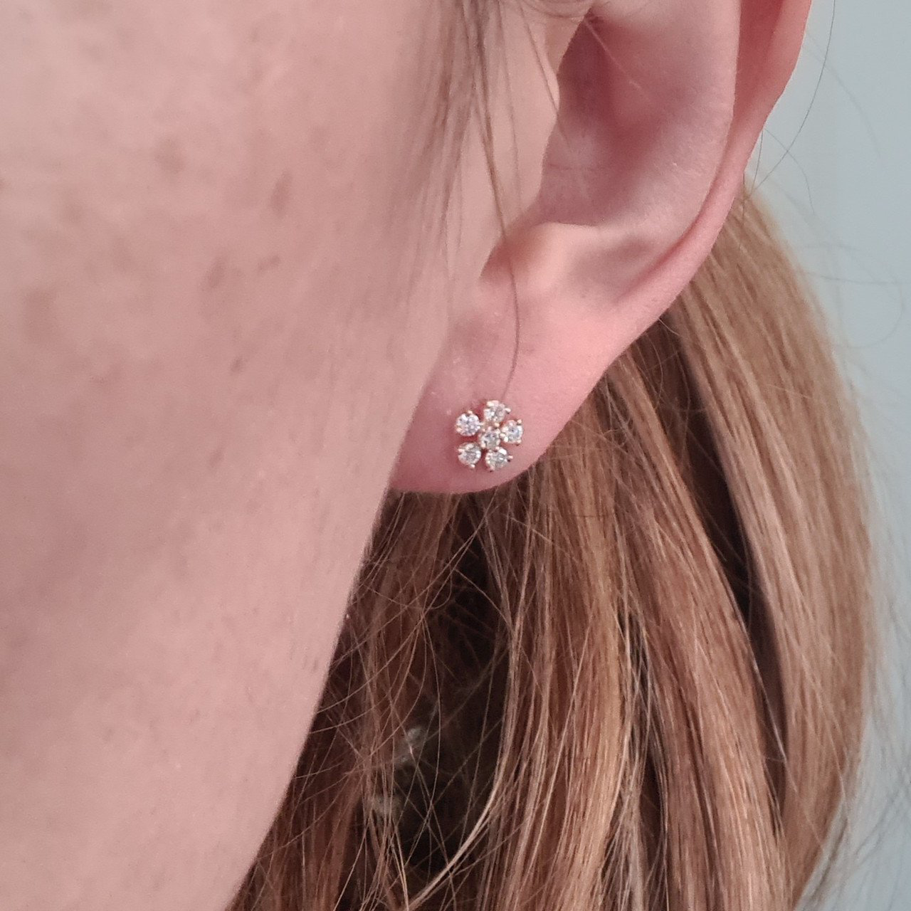 Серьги Deimantas 95831237 1,37гр 0,38ct. купить,NaN