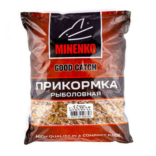 Прикормка Minenko Good Catch Сладкая Кукуруза 4356 5 мм 700 гр