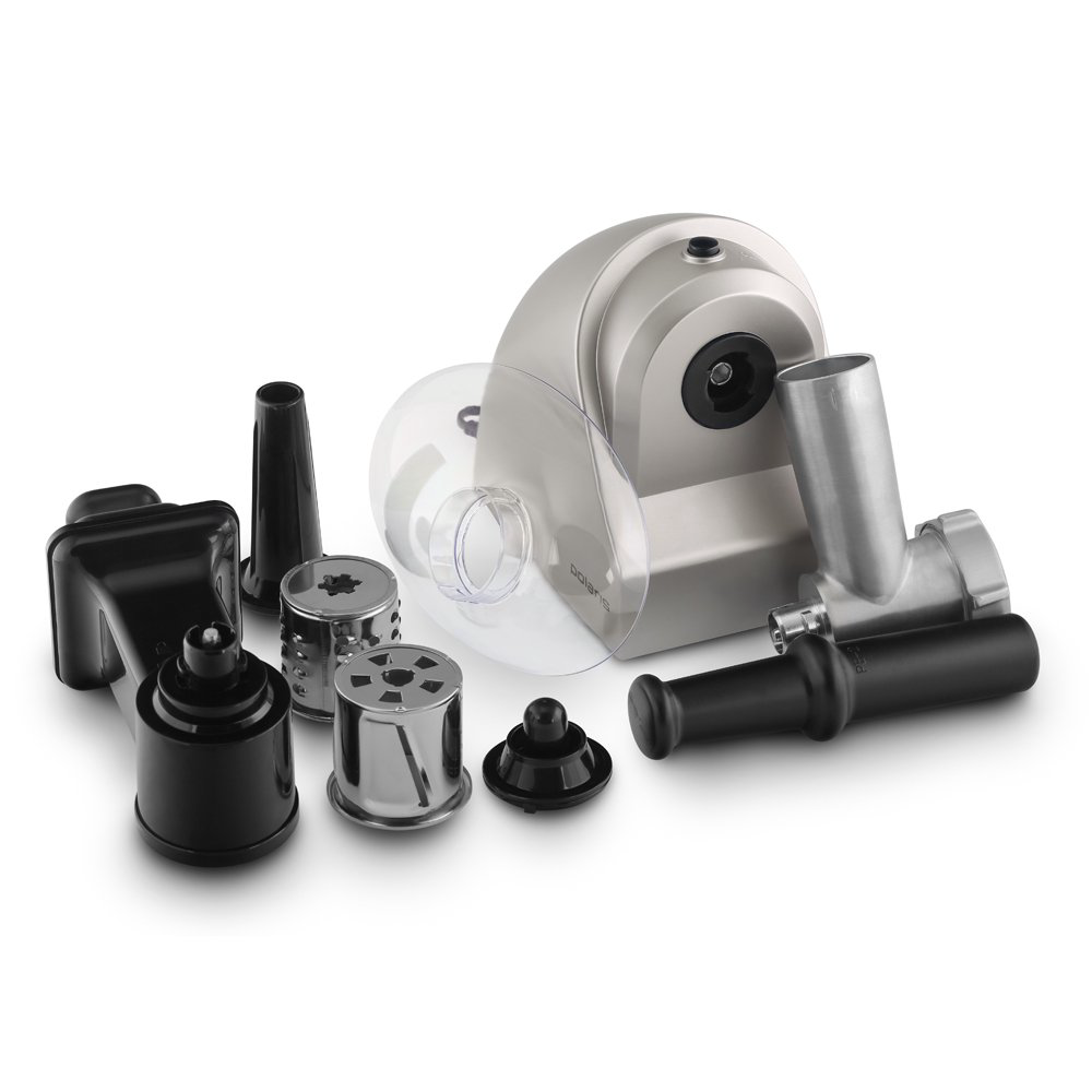 Мясорубка Polaris PMG 2029 серебристая купить,NaN