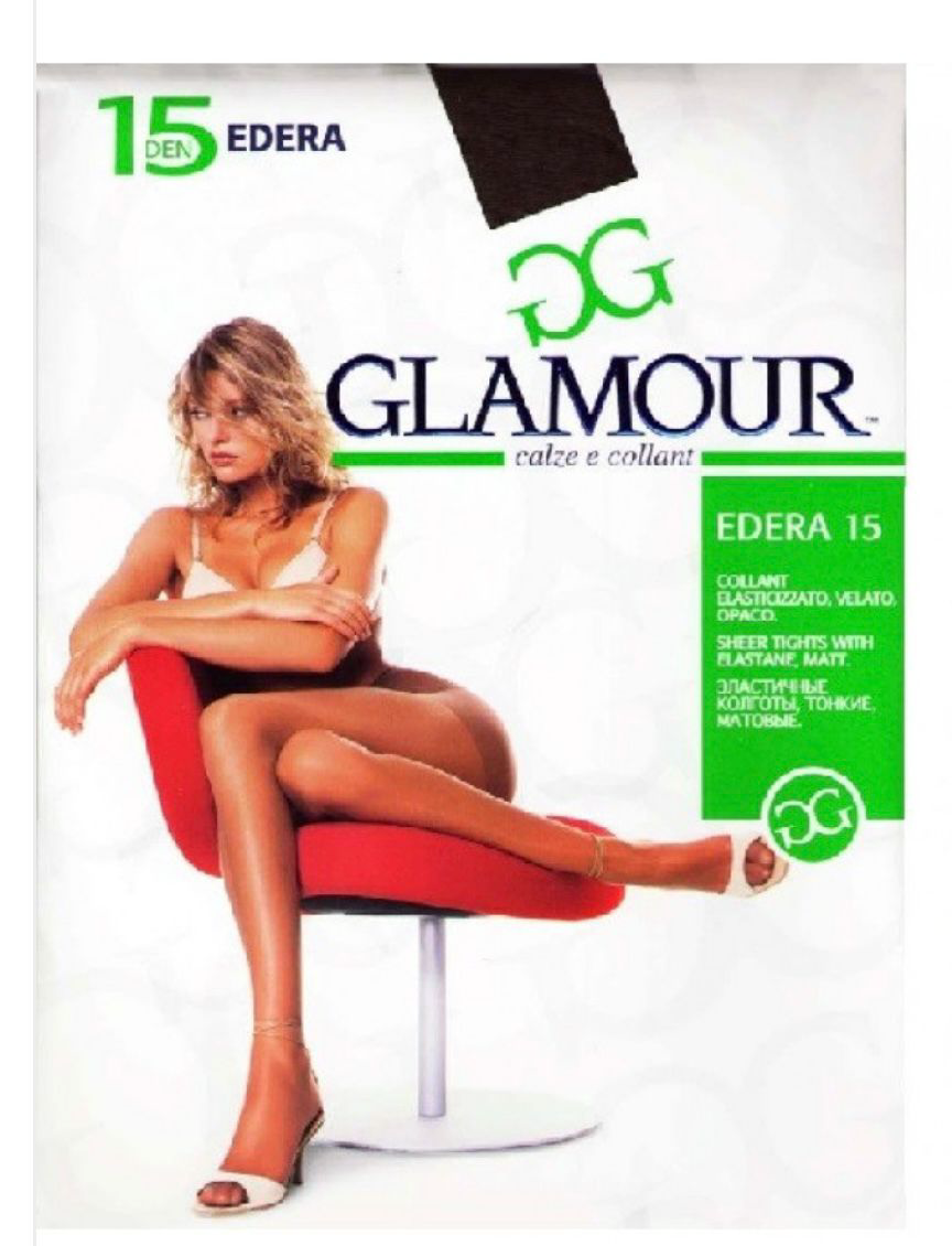 Колготки Glamour Nero 15den S-M Black