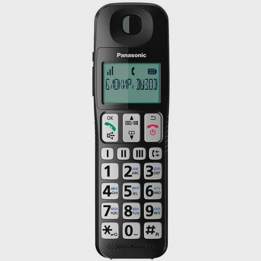 Радиотелефон Panasonic KX-TGE110RUB Black