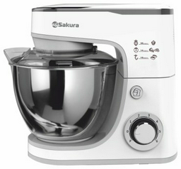 Миксер SAKURA SA-6332W белый, стальной