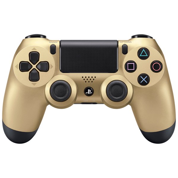 Джойстик Sony DualShock v2 для PlayStation 4 CUH-ZCT2E золотистый
