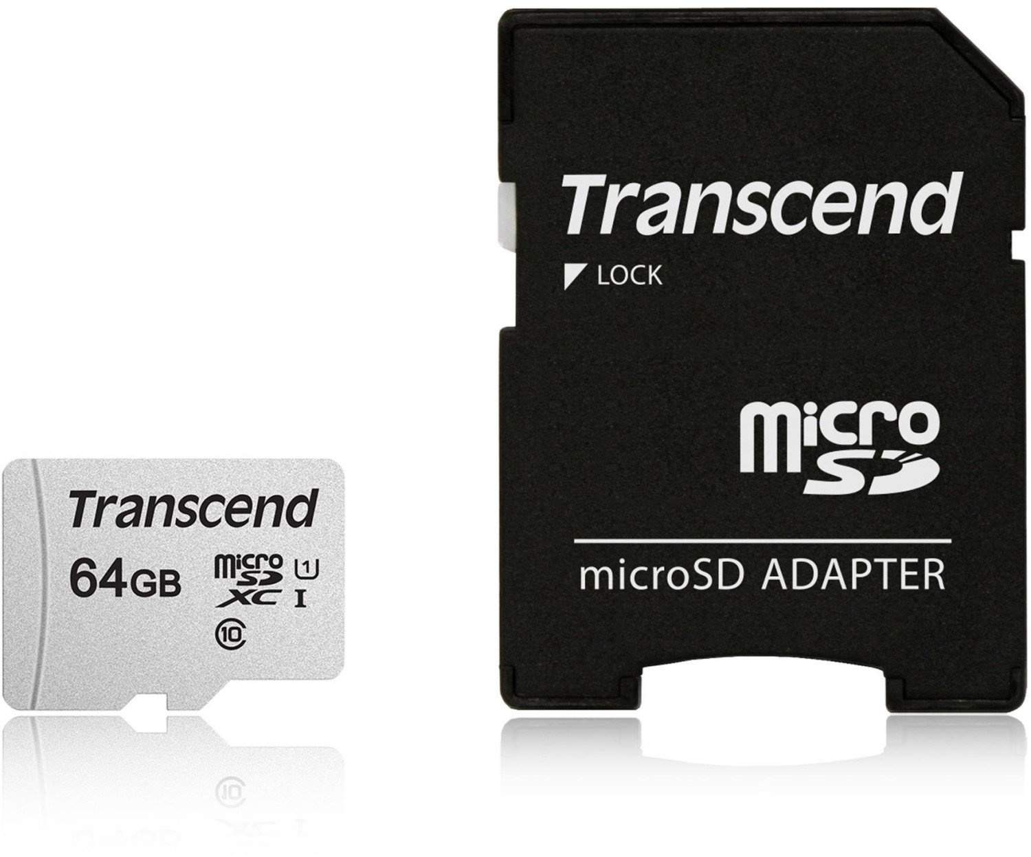 Карта памяти Transcend TS64GUSD300S-A 64Gb